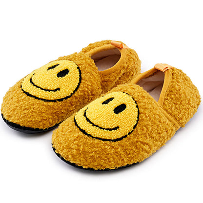Chaussons mignons grande taille avec visage souriant - Jaune - EU50-51 (US15-16) - image 8
