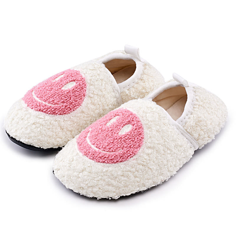 Chaussons roses grande taille à motif smiley - Rose - EU50-51 (US15-16) - image 0