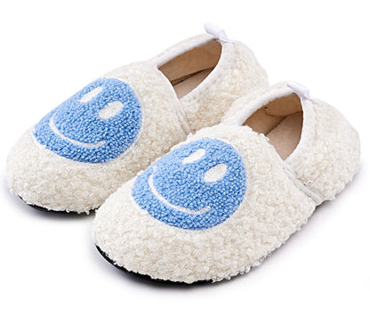 Chaussons roses grande taille à motif smiley - Bleu - EU50-51 (US15-16) - image 3