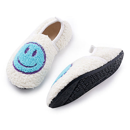 Chaussons roses grande taille à motif smiley - image 6