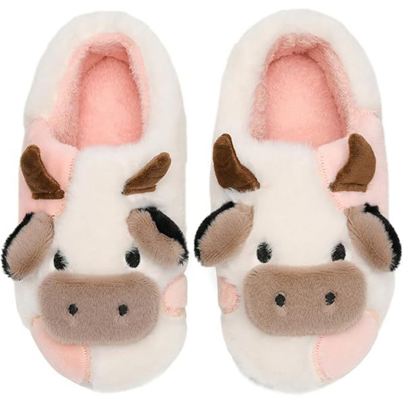 Chaussons vache laitière grande taille - Blanc - EU50-51 (US15-16) - image 4