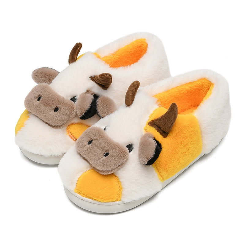 Chaussons vache laitière grande taille - Jaune - EU50-51 (US15-16) - image 6