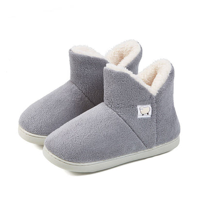Chaussons épais montants grande taille - Gris - EU44-45 (US13-14) - image 8