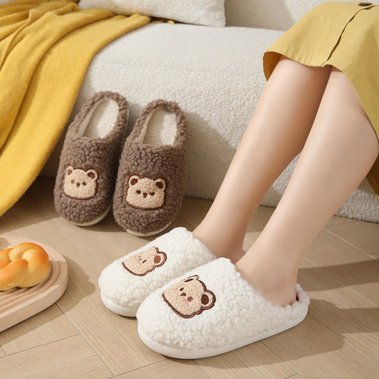 Chaussons ours de dessin animé grande taille - image 0