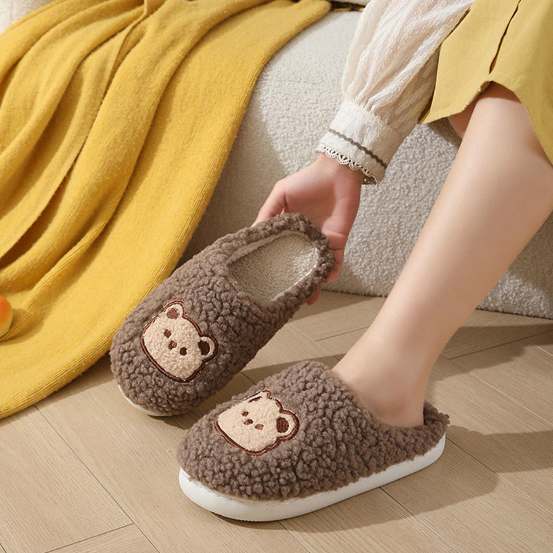 Chaussons ours de dessin animé grande taille - image 4