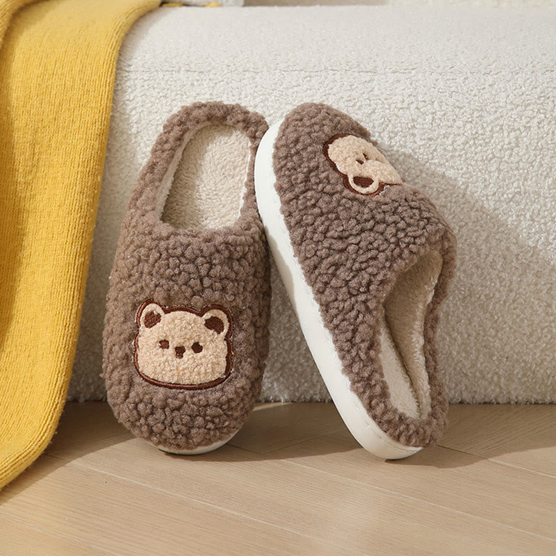 Chaussons ours de dessin animé grande taille - image 8