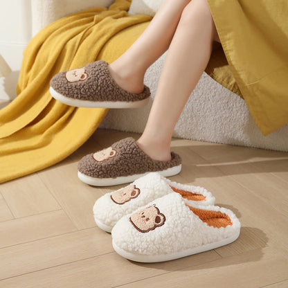 Chaussons ours de dessin animé grande taille - image 1