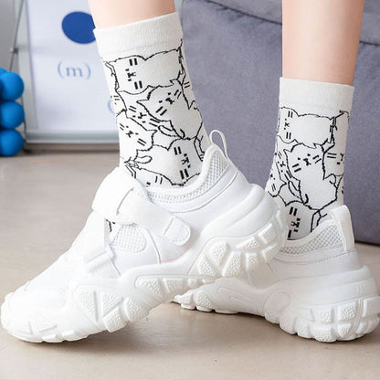 Chaussettes Line Cat Quarter (5 paires) - image 7