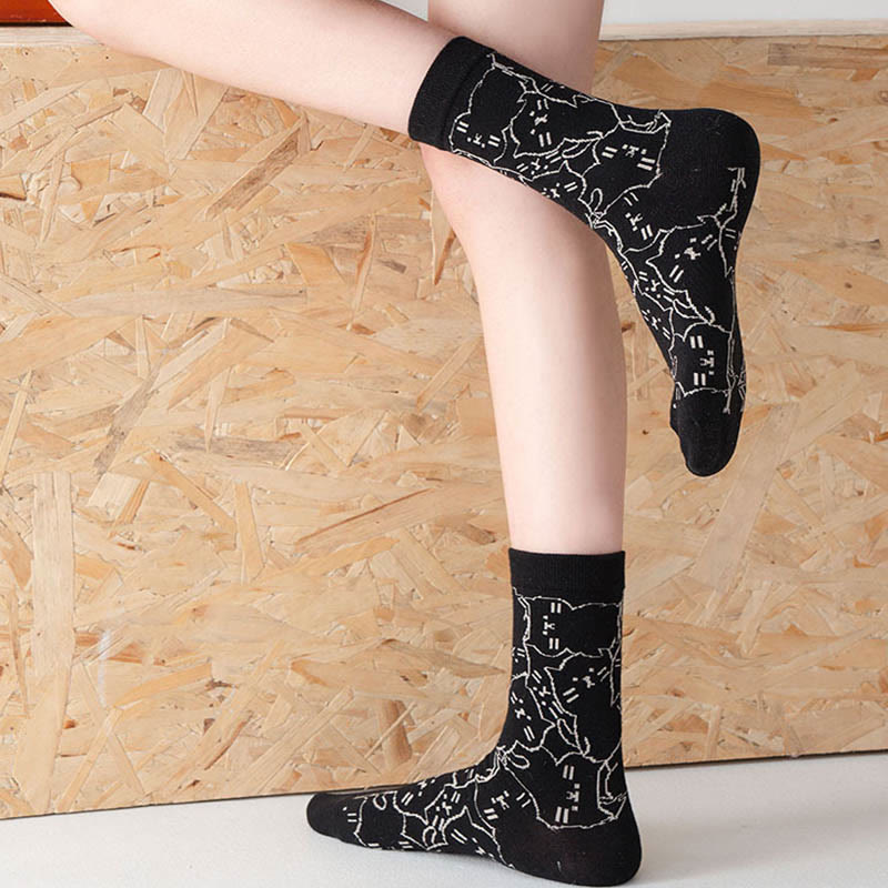 Chaussettes Line Cat Quarter (5 paires) - image 3