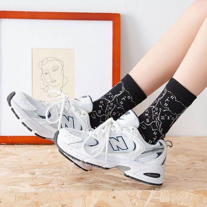 Chaussettes Line Cat Quarter (5 paires) - image 7