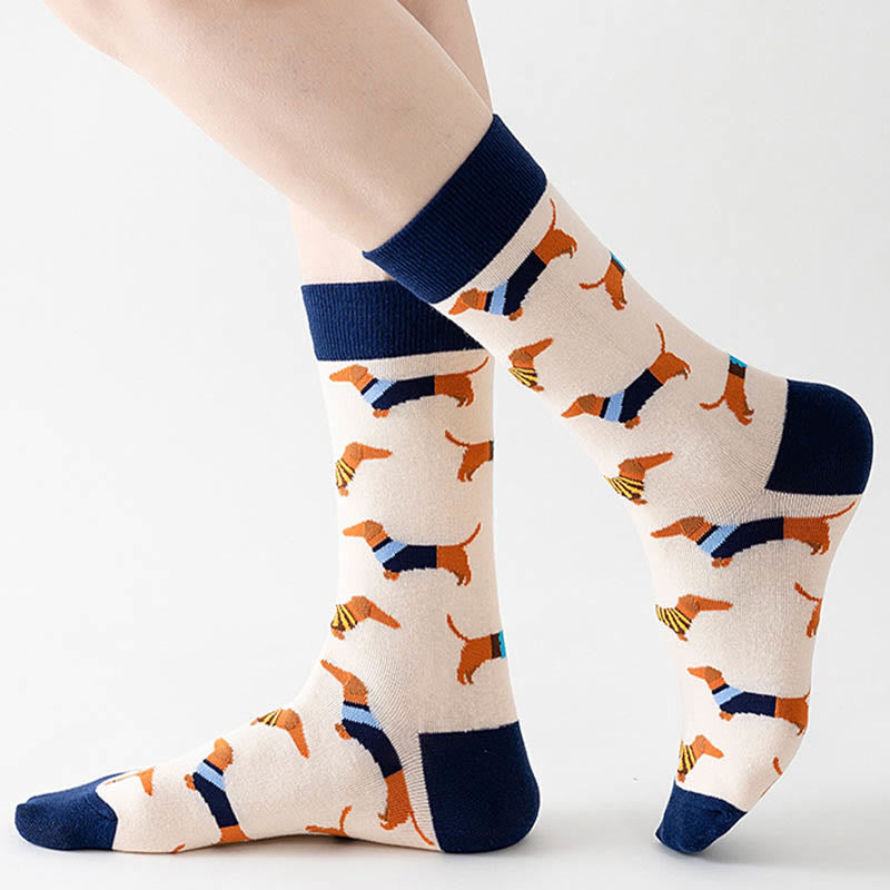 Chaussettes Panda Dog Cat Quarter (5 paires) - image 2