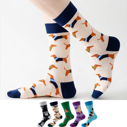 Chaussettes Panda Dog Cat Quarter (5 paires) - Multicolore - EU36-40 (US3-7) - image 1