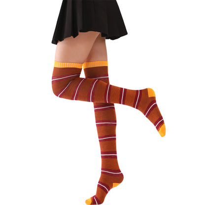 Chaussettes hautes à rayures larges (6 paires) - image 3