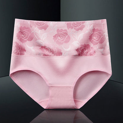 Culotte imprimée exquise (paquet de 4) - Rose - 5XL - image 7