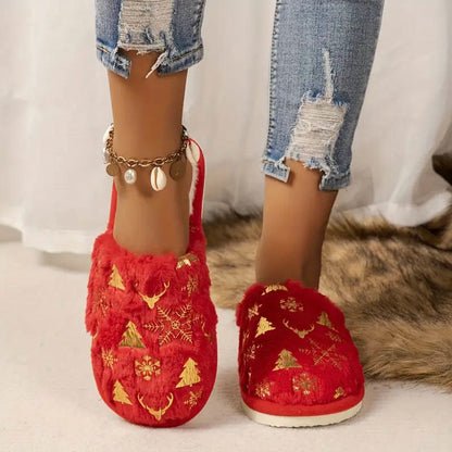 Chaussons sapin de Noël grande taille - image 0