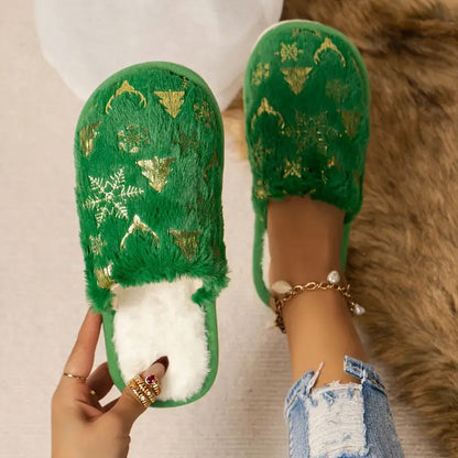 Chaussons sapin de Noël grande taille - image 3