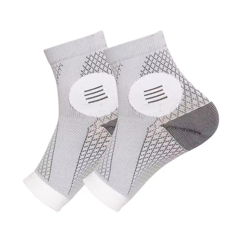Chevillères anti-transpiration à bout ouvert (2 paires) - Gris - L/XL - image 6