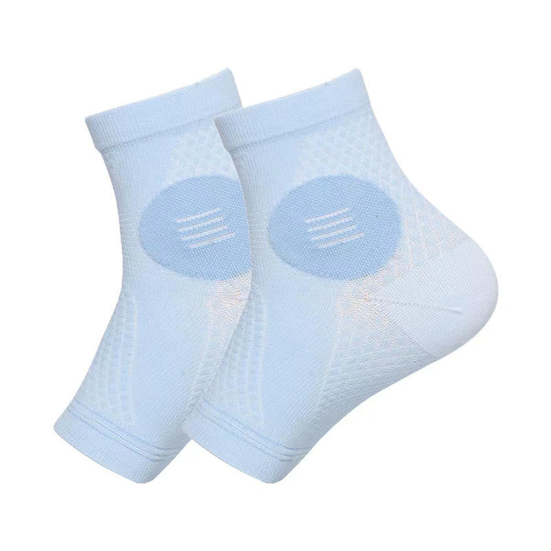Chevillères anti-transpiration à bout ouvert (2 paires) - Bleu - L/XL - image 3