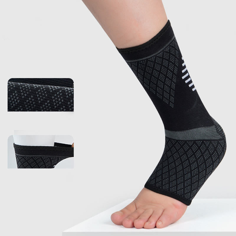 Chevillères de sport respirantes grande taille (2 paires) - Noir - EU41-43 (US7.5-9) - image 9