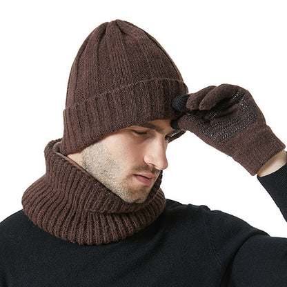 Ensemble 3 en 1 de gants chauds et tendance, bonnet et écharpe