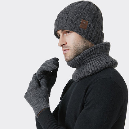 Ensemble 3 en 1 de gants chauds et tendance, bonnet et écharpe
