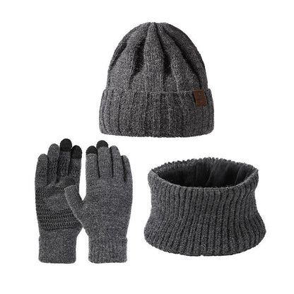 Ensemble 3 en 1 de gants chauds et tendance, bonnet et écharpe