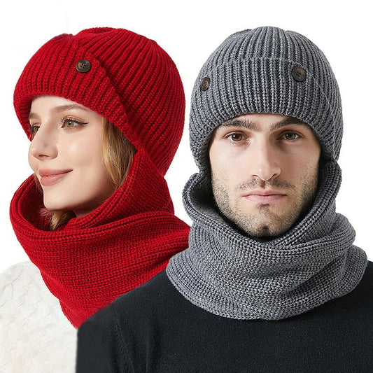 Ensemble bonnet et écharpe de protection auditive 2 en 1 - image 0