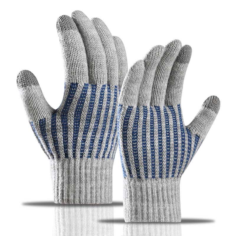 Gants épais et chauds - Gris clair - Taille unique - image 5