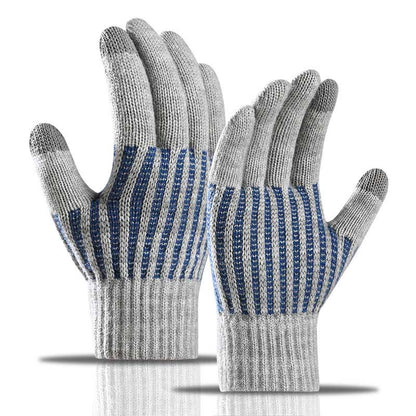 Gants épais et chauds - Gris clair - Taille unique - image 5