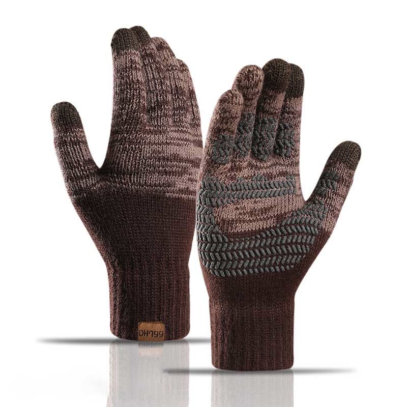 Gants d'hiver de couleurs assorties - Café - Taille unique - image 2