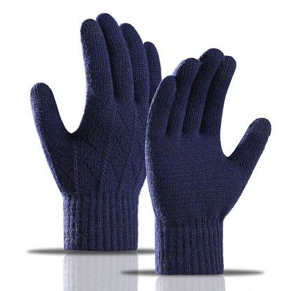 Gants d'hiver chauds en jacquard