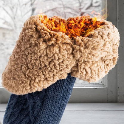 Chaussons-chaussettes tricotés épais grande taille - image 4