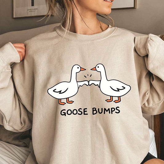 Sweat-shirt chair de poule grande taille - Kaki - 3XL - image 1