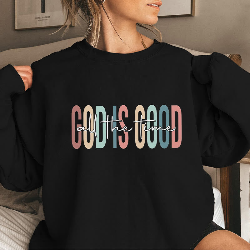 Sweat-shirt Dieu grande taille - Noir - 3XL - image 3