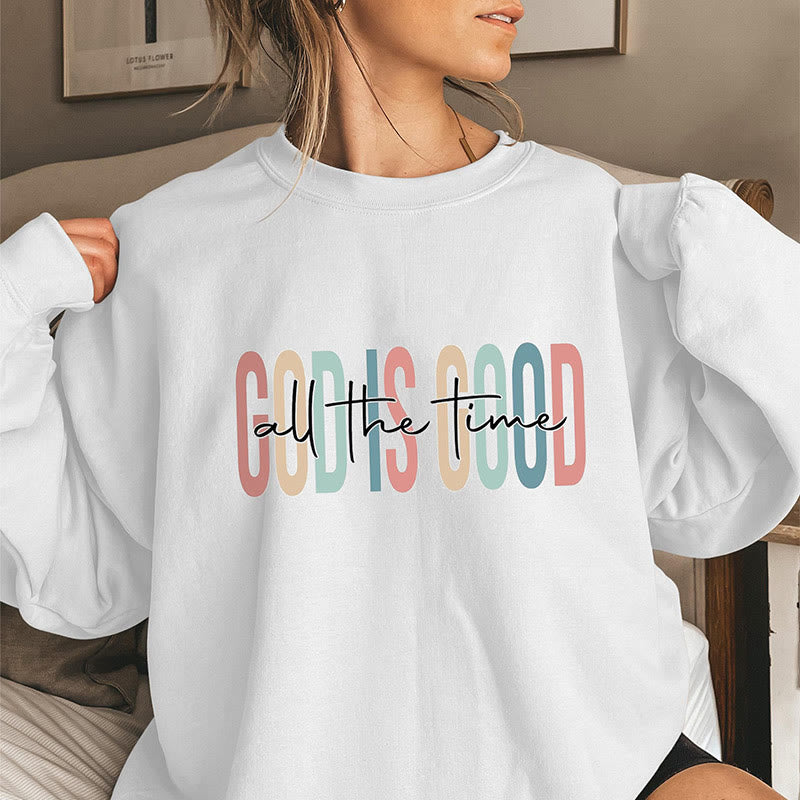 Sweat-shirt Dieu grande taille - Blanc - 3XL - image 2