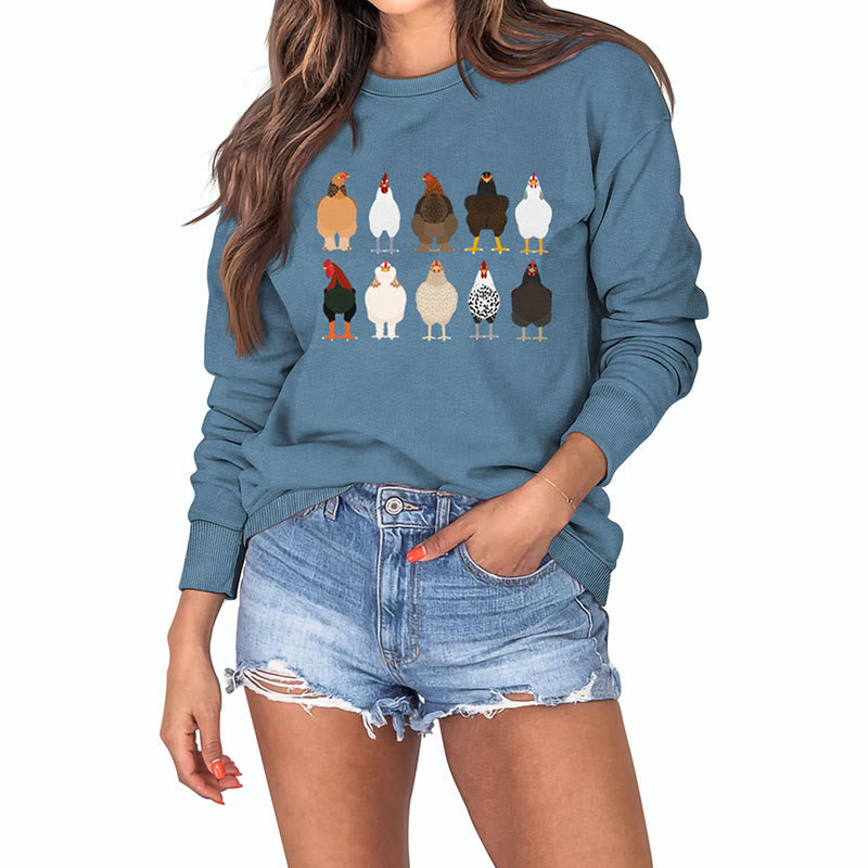 Sweat-shirt imprimé poussin grande taille - image 17