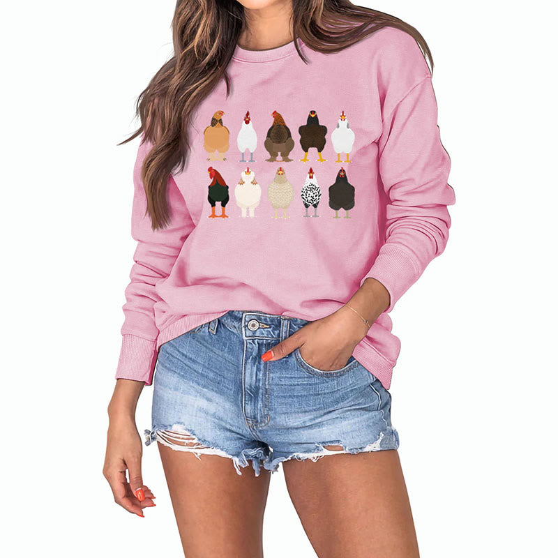 Sweat-shirt imprimé poussin grande taille - image 20