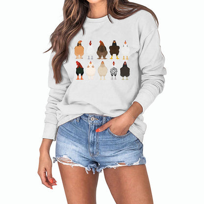Sweat-shirt imprimé poussin grande taille - image 23