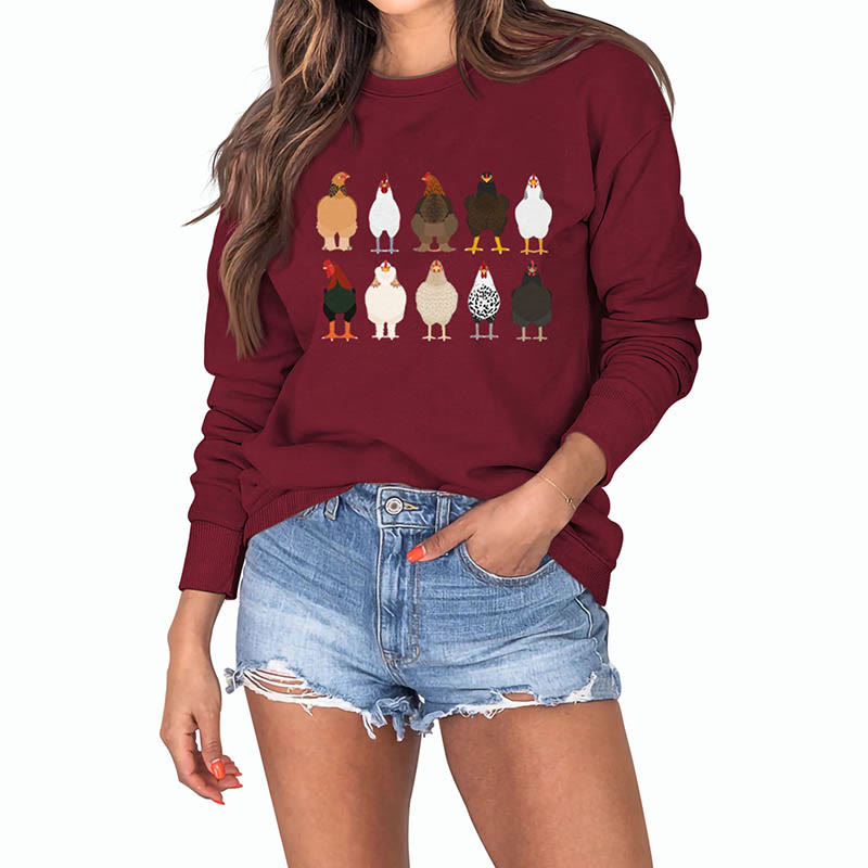 Sweat-shirt imprimé poussin grande taille - image 18