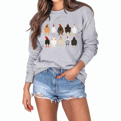 Sweat-shirt imprimé poussin grande taille - image 24