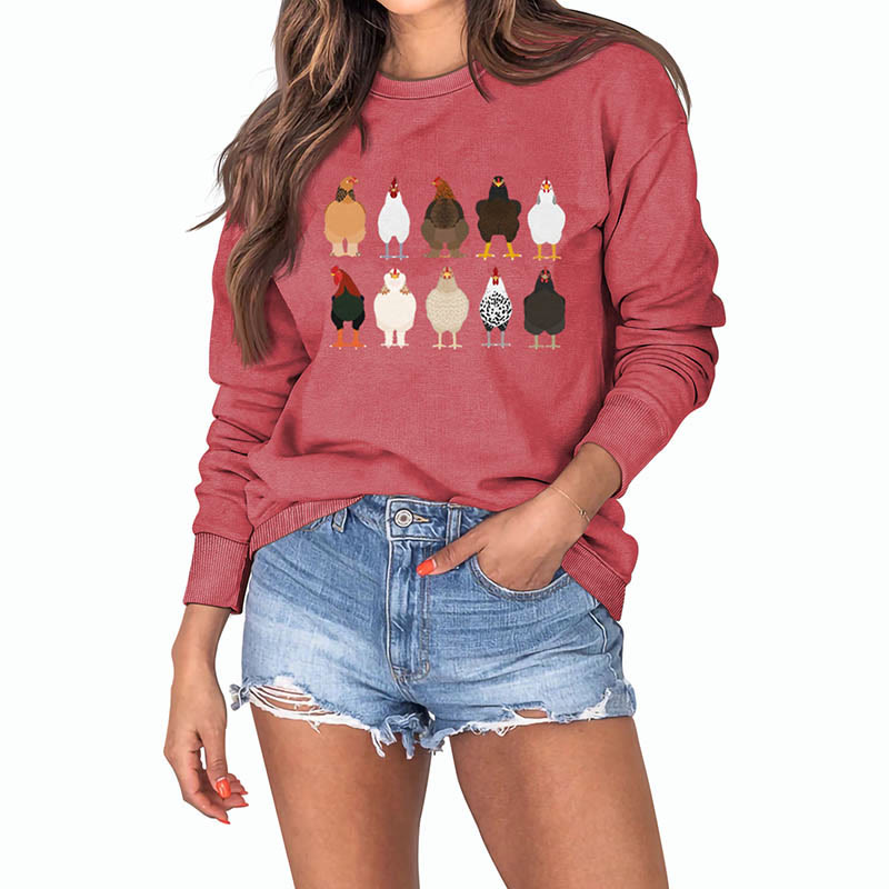 Sweat-shirt imprimé poussin grande taille - image 17