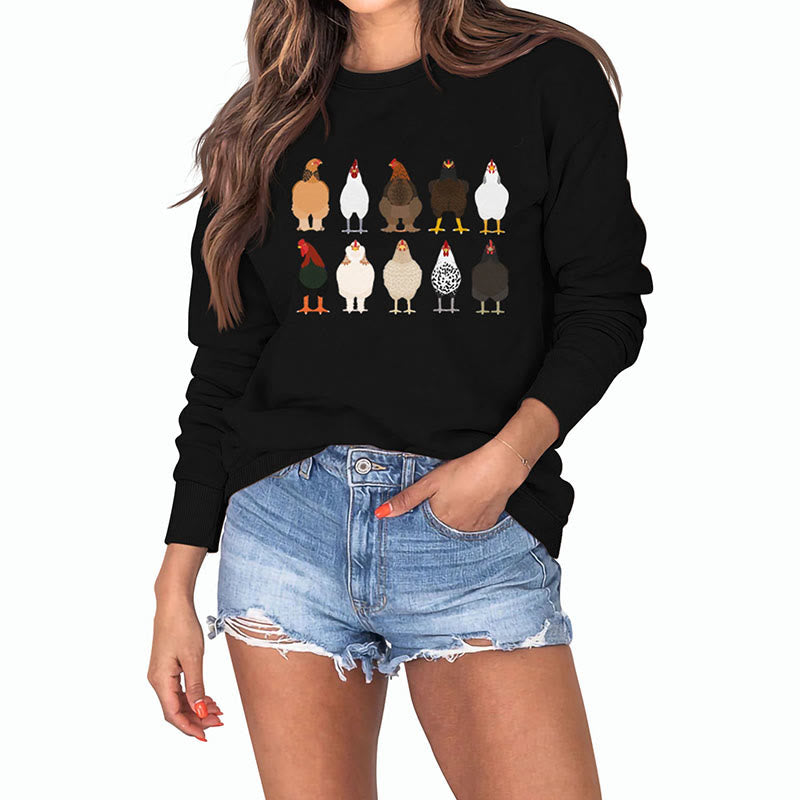 Sweat-shirt imprimé poussin grande taille - image 15