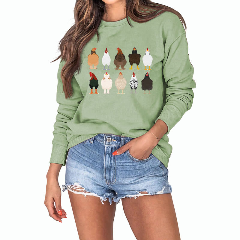 Sweat-shirt imprimé poussin grande taille - image 26