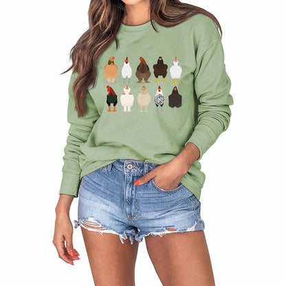 Sweat-shirt imprimé poussin grande taille - image 26