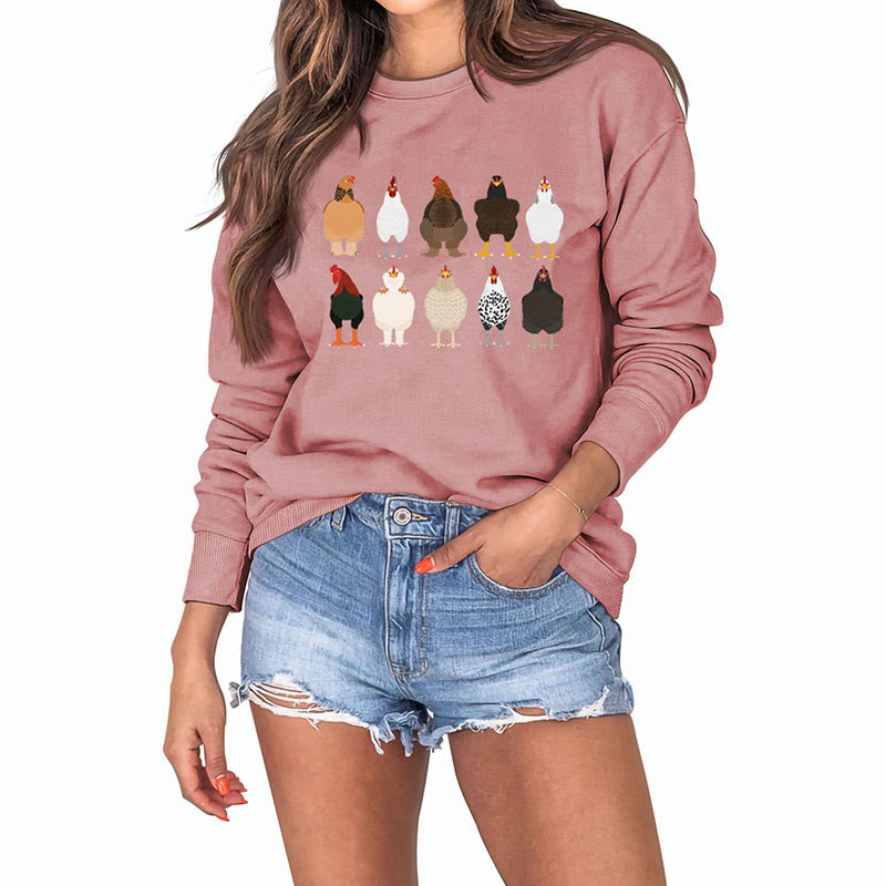 Sweat-shirt imprimé poussin grande taille - image 22