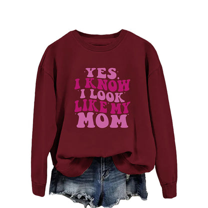 Sweat-shirt à lettres violettes grande taille - Vin - 2XL - image 7