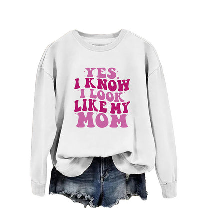 Sweat-shirt à lettres violettes grande taille
