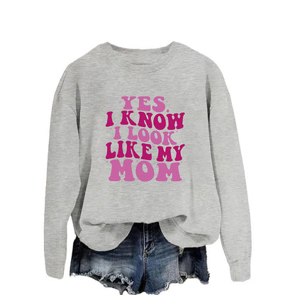 Sweat-shirt à lettres violettes grande taille
