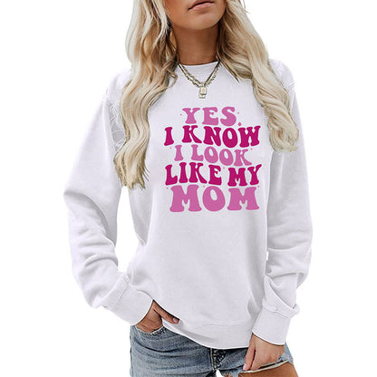 Sweat-shirt à lettres violettes grande taille