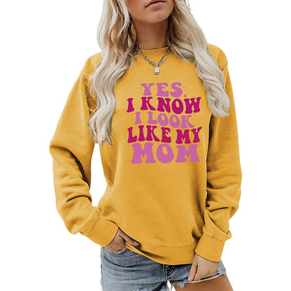Sweat-shirt à lettres violettes grande taille